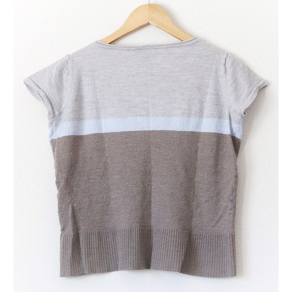 Pendleton Womens Size Relaxed XS Shirt Merino Wool Aztec Southwest Short Sleeve - Picture 2 of 4